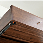 Стол рабочий округлой формы с 3-мя ящиками  Working Moonnut Table варинант исполнения - 4 | Loft Concept в Тюмени