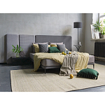 Кровать с большим мягким изголовьем Unity Grey Bed варинант исполнения - 4 | Loft Concept в Тюмени