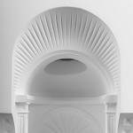 Встраиваемый в стену гипсовый светильник под покраску с арками и рельефными колоннами Antiquity Athena варинант исполнения - 6 | Loft Concept в Тюмени