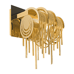 Бра с перфорированными металлическими дугами и цепочками 22 см Atlantis Chain варинант исполнения - 1 | Loft Concept в Тюмени