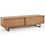 ТВ-тумба из массива тика Busto TV Stand варинант исполнения - 2 | Loft Concept в Тюмени