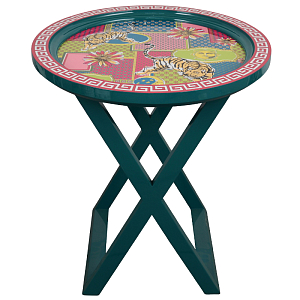 Приставной стол Tigers Painted Round Countertop Side Table