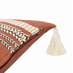 Подушка декоративная с вышивкой и кисточками Ethnic mix варинант исполнения - 3 | Loft Concept в Тюмени