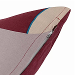 Подушка декоративная хлопковая с абстрактным принтом Elysian Flow Terra варинант исполнения - 4 | Loft Concept в Тюмени