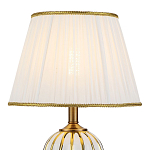 Настольная лампа с абажуром Celestina White Gold Lampshade Table Lamp варинант исполнения - 2 | Loft Concept в Тюмени