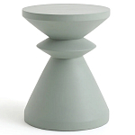 Светло-серый приставной столик из массива AMORPHOUS варинант исполнения - 1 | Loft Concept в Тюмени