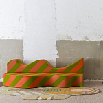 Дизайнерский модульный диван волнистой формы с цветным принтом Poltronova Superonda Sofa варинант исполнения - 29 | Loft Concept в Тюмени