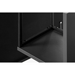 Полка навесная открытая цвета графит Strict Lines  варинант исполнения - 7 | Loft Concept в Тюмени