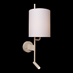 Бра с цилиндрическим тканевым абажуром и регулируемым спотом Pure Cylinder варинант исполнения - 1 | Loft Concept в Тюмени