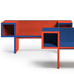 Дизайнерская разноцветная скамья Canton Bench варинант исполнения - 4 | Loft Concept в Тюмени