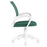 Офисное кресло с основанием из белого пластика Desk chairs Green варинант исполнения - 3 | Loft Concept в Тюмени