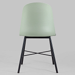 Стул из прочного пластика на металлическом основании Anora Green  варинант исполнения - 4 | Loft Concept в Тюмени
