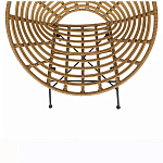 Стул круглый с ротанговым плетением Round Wicker Stool варинант исполнения - 7 | Loft Concept в Тюмени