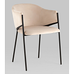 Стул Brace велюр молочный варинант исполнения - 1 | Loft Concept в Тюмени