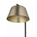 Торшер на изогнутом основании в сочетании черного и золотистого цвета Stable Base варинант исполнения - 3 | Loft Concept в Тюмени