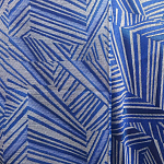 Мебельная ткань Жаккард синий принт 140 см T2-132 варинант исполнения - 2 | Loft Concept в Тюмени