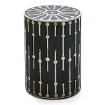 Дизайнерские приставной столик с инкрустацией Mandika Bone Inlay Stool варинант исполнения - 3 | Loft Concept в Тюмени