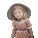 Статуэтка фарфоровая Девушка и маленькая девочка с цветами Charming Statuette варинант исполнения - 2 | Loft Concept в Тюмени