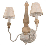 Бра с двумя конусовидными тканевыми абажурами Neighborhood варинант исполнения - 3 | Loft Concept в Тюмени