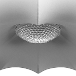 Подвесной светильник с белым фигурным абажуром и мягкими волнистыми краями Cloud Motion  варинант исполнения - 13 | Loft Concept в Тюмени