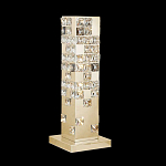 Настольная лампа прямоугольная с мозаичным хрустальным оформлением Sparks of Crystal варинант исполнения - 1 | Loft Concept в Тюмени