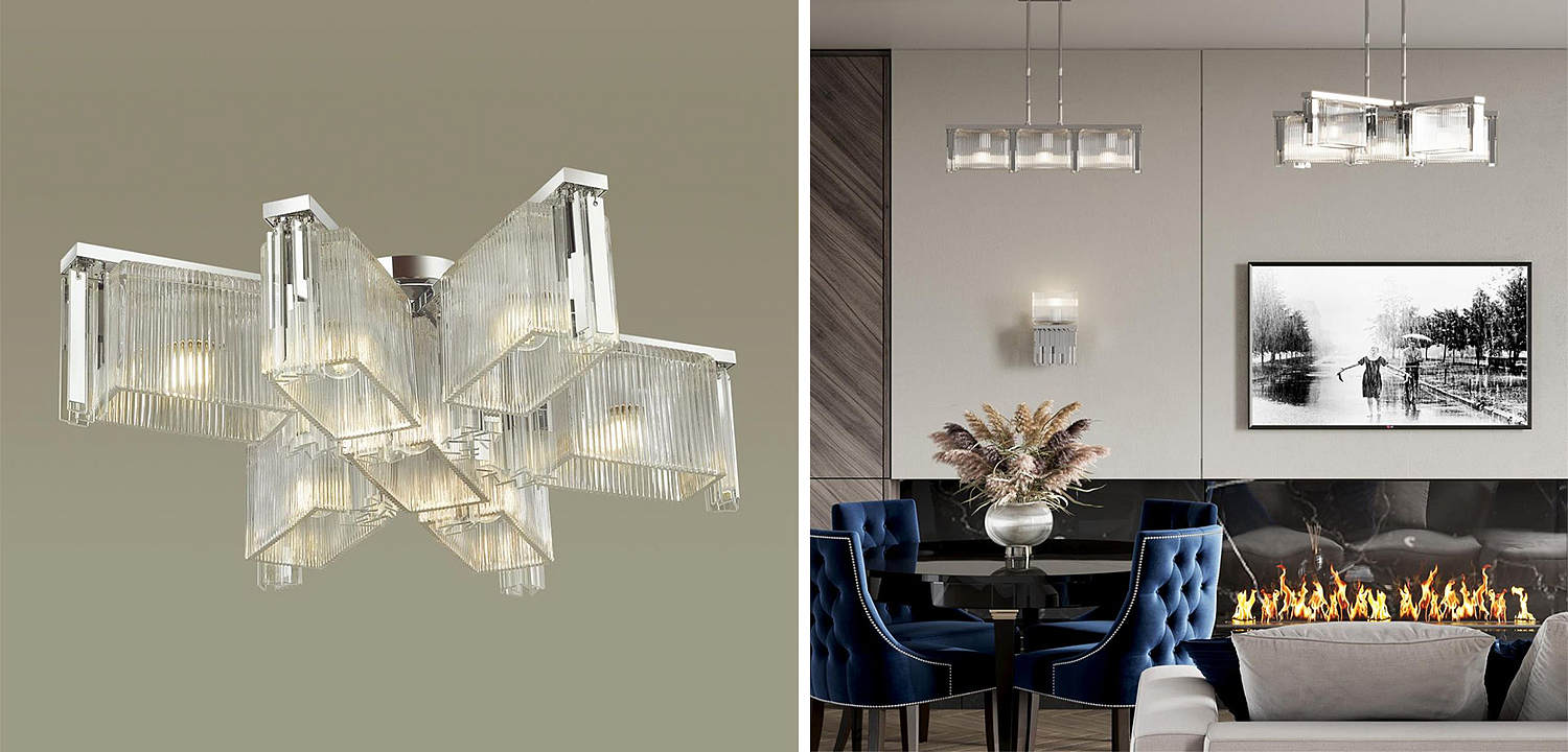Люстра Madelen Chrome Chandelier 7 Люстра Madelen Chrome Chandelier 7 - Loft-Concept в Тюмени