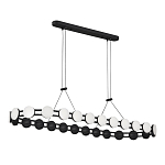 Люстра овальная с круглыми светодиодными источниками света Maxine Light варинант исполнения - 9 | Loft Concept в Тюмени