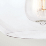 Потолочный светильник с шарообразным плафоном из прозрачного стекла Feiss варинант исполнения - 4 | Loft Concept в Тюмени