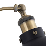 Бра с черным плафоном из металла Roomsy варинант исполнения - 3 | Loft Concept в Тюмени