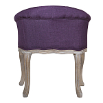 Кресло низкое в стиле прованс Louis French Armchair purple flax варинант исполнения - 3 | Loft Concept в Тюмени