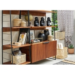 Стеллаж из орехового дерева Olson Rack варинант исполнения - 5 | Loft Concept в Тюмени