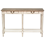 Деревянная консоль с двумя ящиками Margery Provence Console Table варинант исполнения - 1 | Loft Concept в Тюмени
