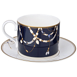 Чайный набор из фарфора с изображением лошадей на 6 персон 12 предметов Porcelain Horse Set варинант исполнения - 2 | Loft Concept в Тюмени