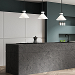 Подвесной светильник с белым стеклянным конусным плафоном Alora Mood варинант исполнения - 7 | Loft Concept в Тюмени