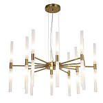 Люстра подвесная с 20-ю цилиндрическими матовыми плафонами Delta Light варинант исполнения - 1 | Loft Concept в Тюмени