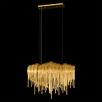 Люстра подвесная с металлическими цепочками и изогнутыми металлическими дугами 72 см Atlantis Chain варинант исполнения - 13 | Loft Concept в Тюмени