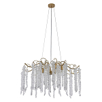Люстра c подвесками из прозрачного хрусталя Диаметр 85 см FAIRYTREE Light варинант исполнения - 2 | Loft Concept в Тюмени
