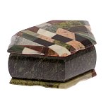 Шкатулка для украшений с мозаикой из натуральных камней Stone Casket варинант исполнения - 2 | Loft Concept в Тюмени