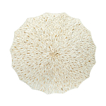 Стол кофейный с отделкой раковинами устриц Coastal Charm варинант исполнения - 3 | Loft Concept в Тюмени