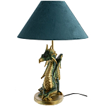 Настольная лампа с абажуром Дракон Green Dragon Синий абажур варинант исполнения - 5 | Loft Concept в Тюмени