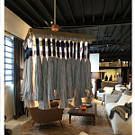 Люстра квадратная плетеная с бахромой Wicker Square Chandelier with Tassels варинант исполнения - 4 | Loft Concept в Тюмени