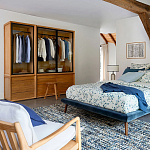 Двуспальная кровать с мягким изголовьем Daniel Bed варинант исполнения - 6 | Loft Concept в Тюмени