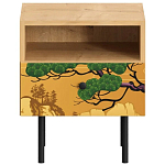 Прикроватная тумба с изображением на ящике Elise Nightstand варинант исполнения - 5 | Loft Concept в Тюмени