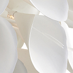 Люстра белая каплевидной формы из цветков лилии White Natural Lines варинант исполнения - 3 | Loft Concept в Тюмени