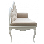 Рекомье со спинкой в стиле прованс Montmartre Provence Ottoman варинант исполнения - 7 | Loft Concept в Тюмени