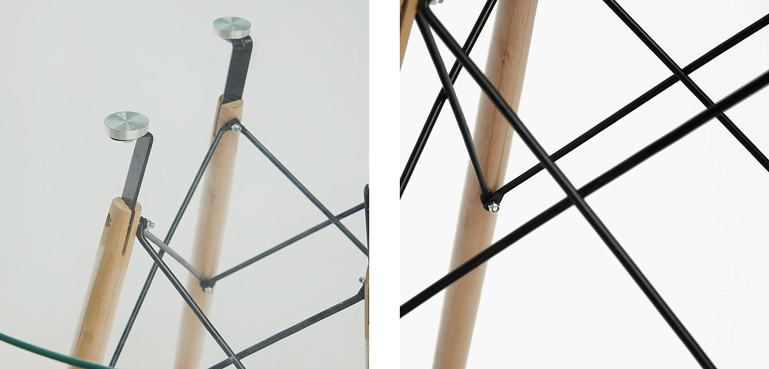 Стол DSW glass table - Loft-Concept в Тюмени