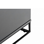 ТВ-тумба цвета графит с  2-мя дверцами и ящиком Strict Lines варинант исполнения - 5 | Loft Concept в Тюмени