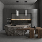 Подвсеной светильник светодиодный металлический цилиндрической формы черный Trumpet tube варинант исполнения - 4 | Loft Concept в Тюмени