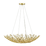 Люстра в форме золотой чаши из кораллов Coral Decor варинант исполнения - 2 | Loft Concept в Тюмени