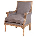 Кресло William Classical Armchair grey flax варинант исполнения - 3 | Loft Concept в Тюмени